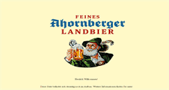 Desktop Screenshot of ahornberger.de